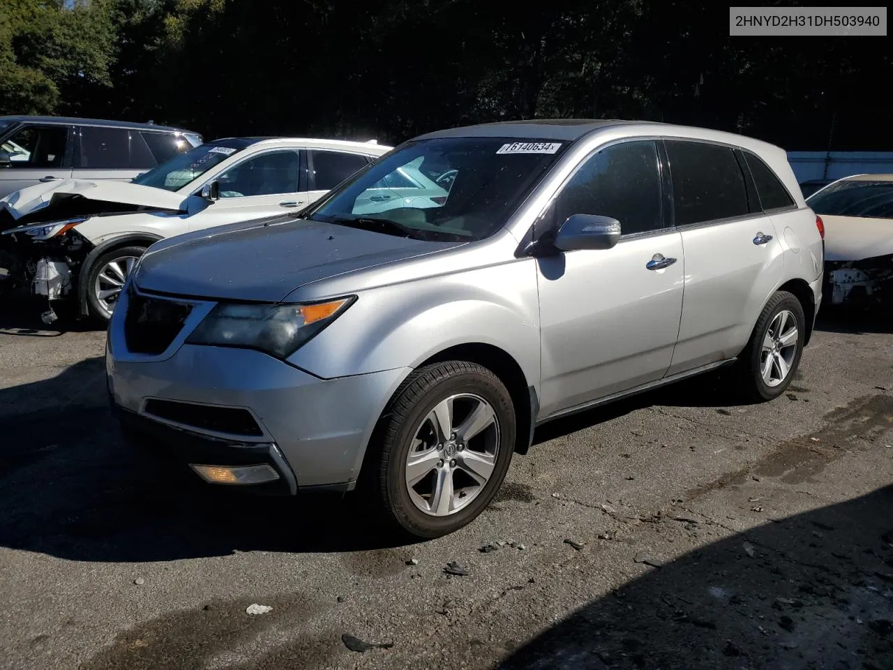 2013 Acura Mdx Technology VIN: 2HNYD2H31DH503940 Lot: 76140634