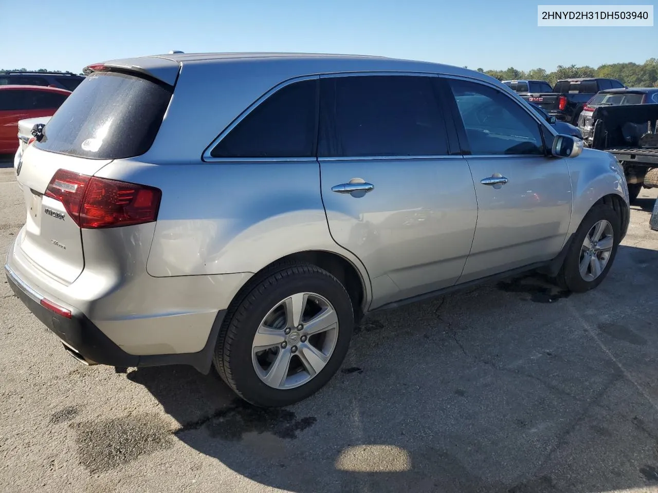 2013 Acura Mdx Technology VIN: 2HNYD2H31DH503940 Lot: 76140634