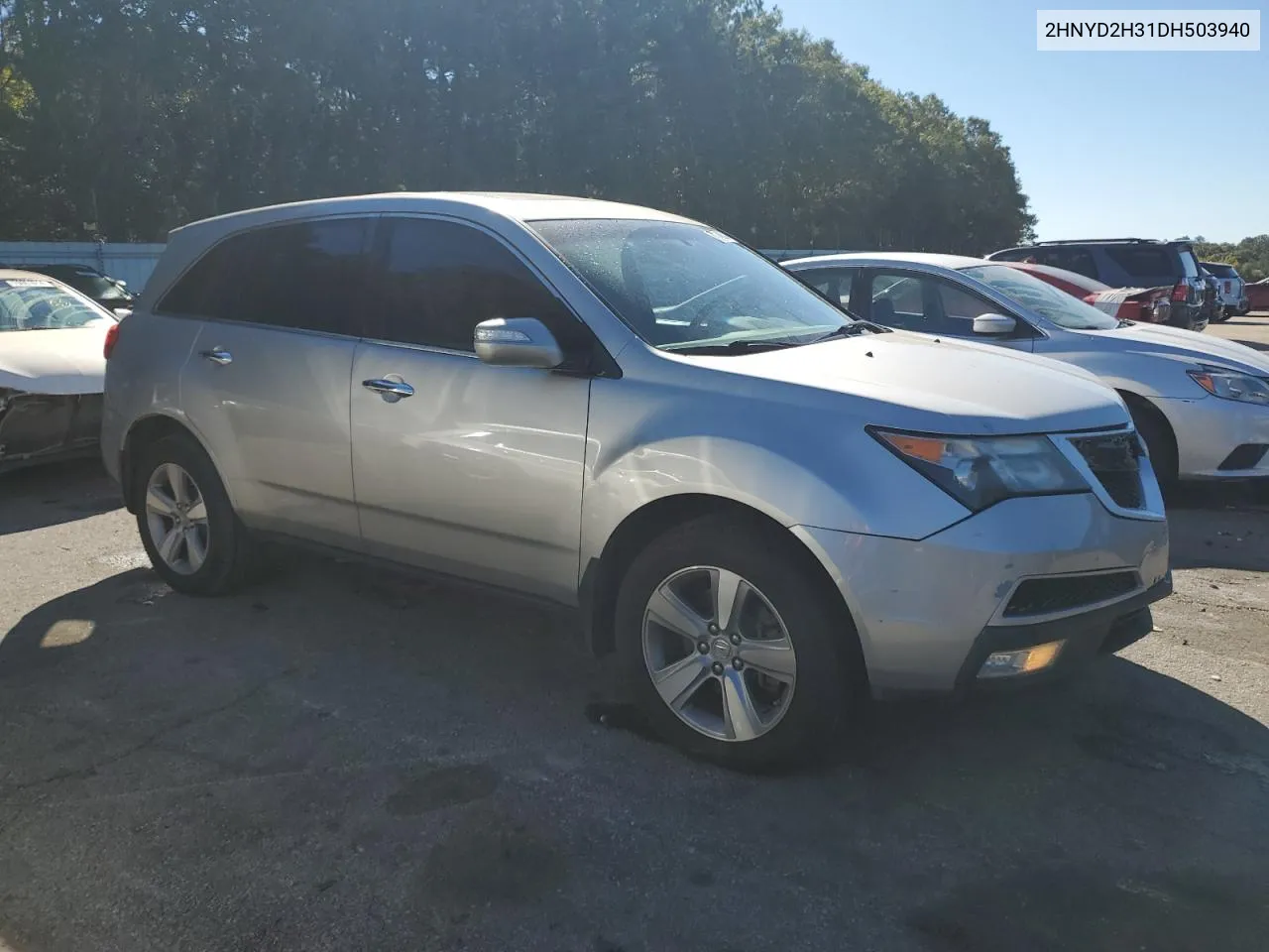 2013 Acura Mdx Technology VIN: 2HNYD2H31DH503940 Lot: 76140634