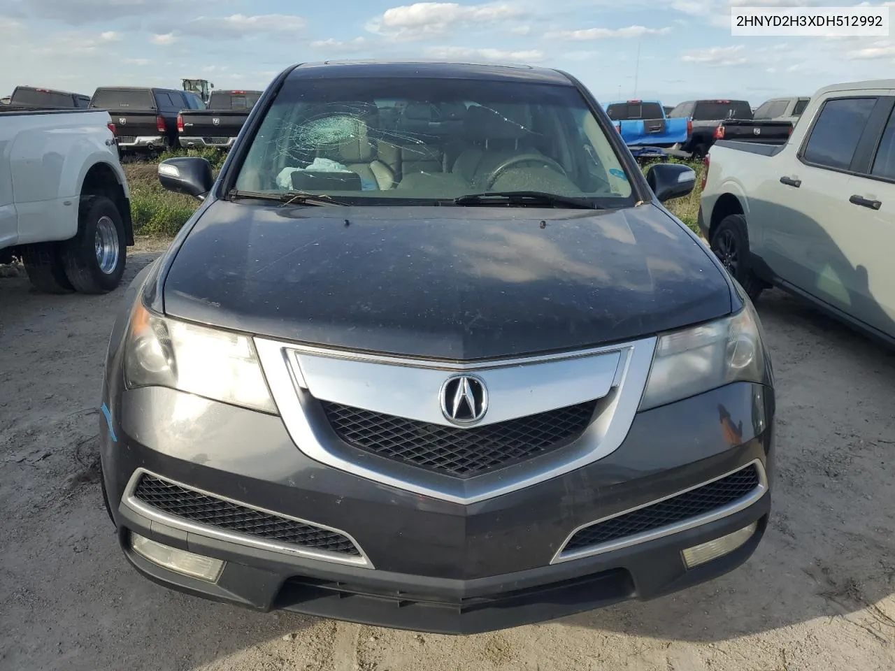 2013 Acura Mdx Technology VIN: 2HNYD2H3XDH512992 Lot: 76840004