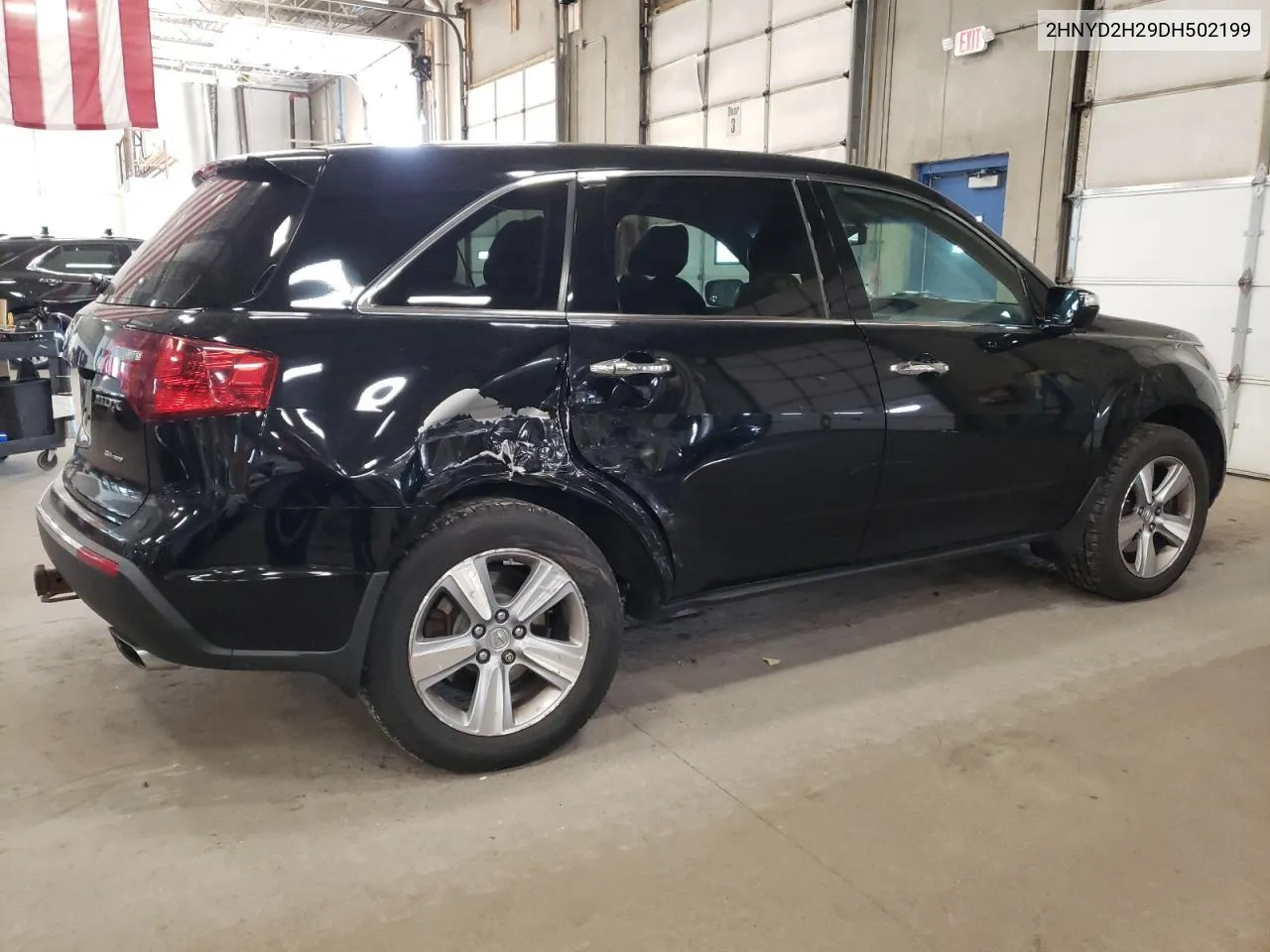 2013 Acura Mdx VIN: 2HNYD2H29DH502199 Lot: 77015974