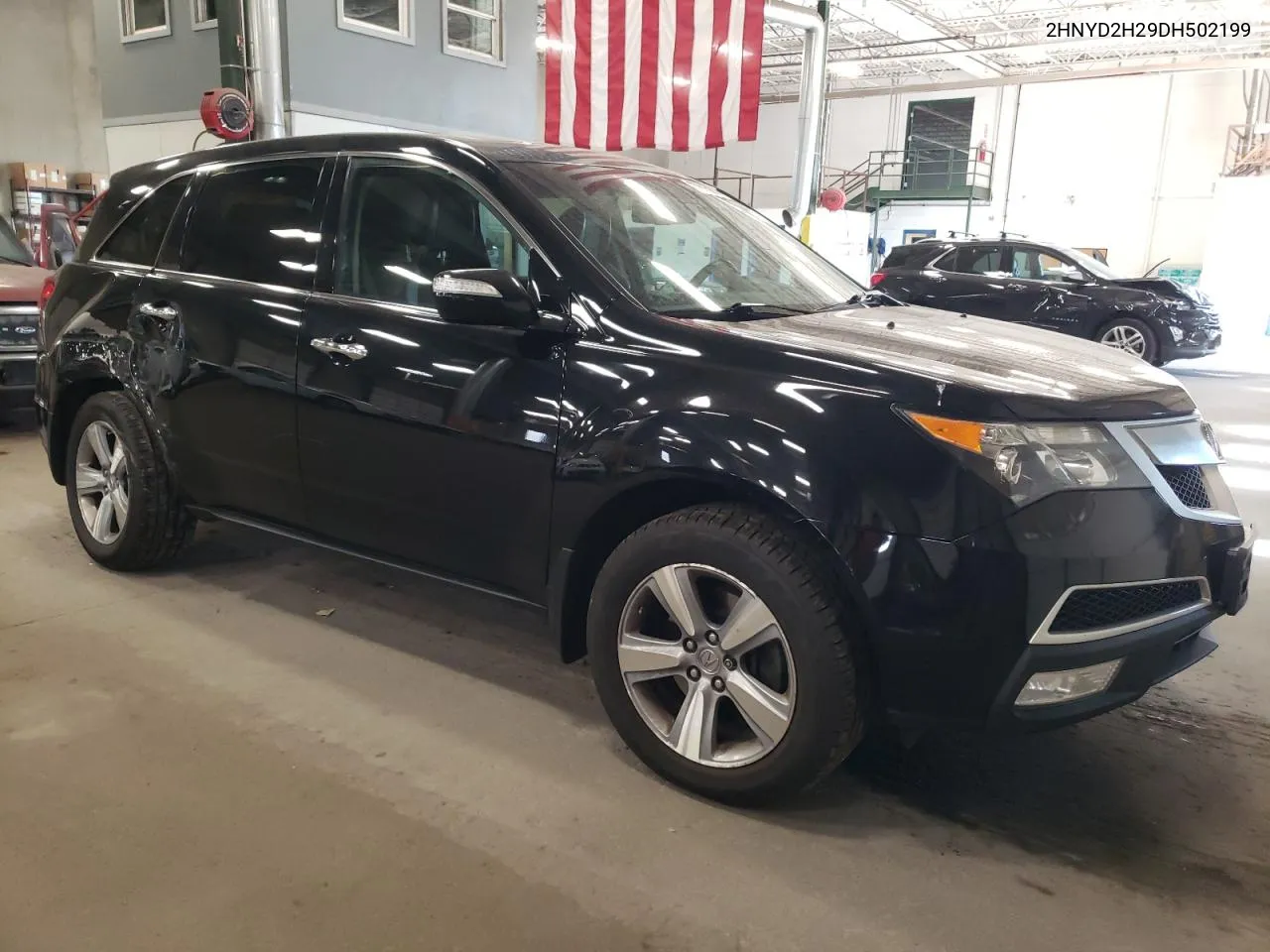 2013 Acura Mdx VIN: 2HNYD2H29DH502199 Lot: 77015974