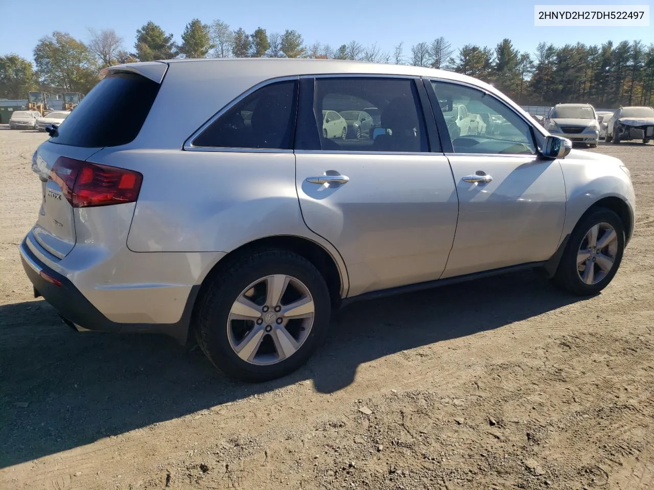 2013 Acura Mdx VIN: 2HNYD2H27DH522497 Lot: 77434194