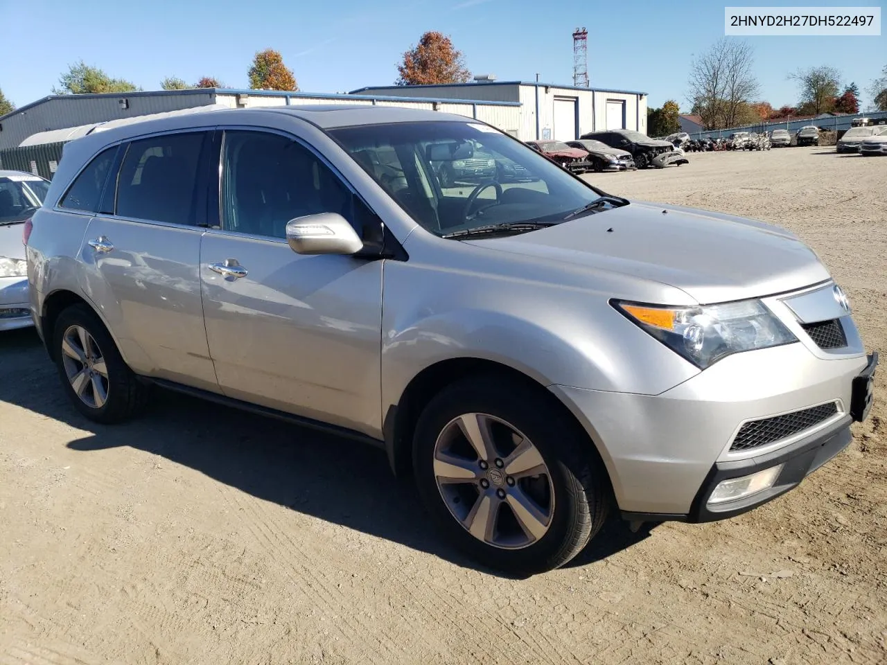 2013 Acura Mdx VIN: 2HNYD2H27DH522497 Lot: 77434194