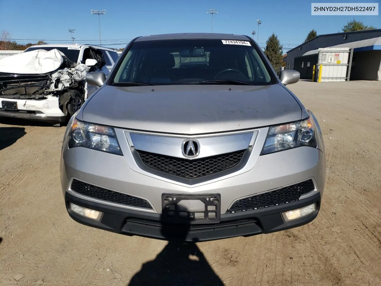 2013 Acura Mdx VIN: 2HNYD2H27DH522497 Lot: 77434194