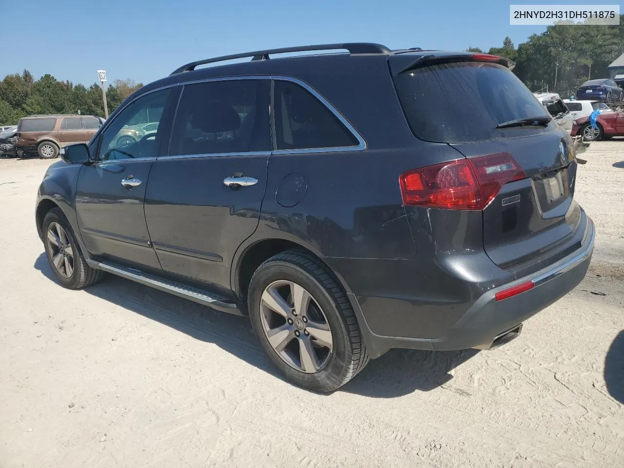 2013 Acura Mdx Technology VIN: 2HNYD2H31DH511875 Lot: 77540814