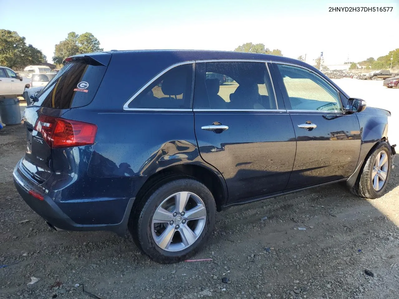 2013 Acura Mdx Technology VIN: 2HNYD2H37DH516577 Lot: 77686454