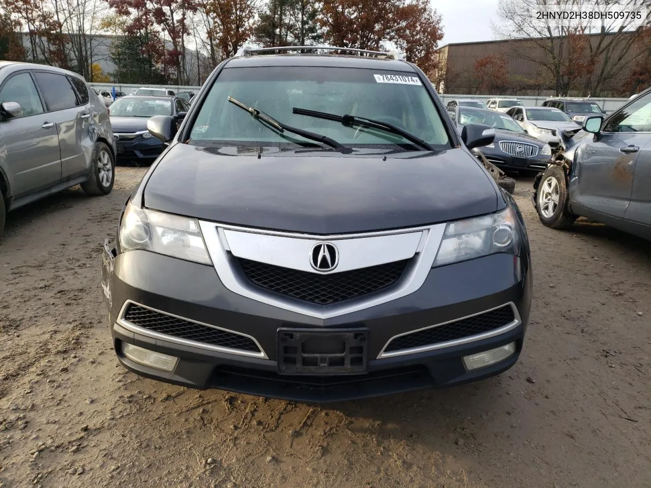 2013 Acura Mdx Technology VIN: 2HNYD2H38DH509735 Lot: 78431074