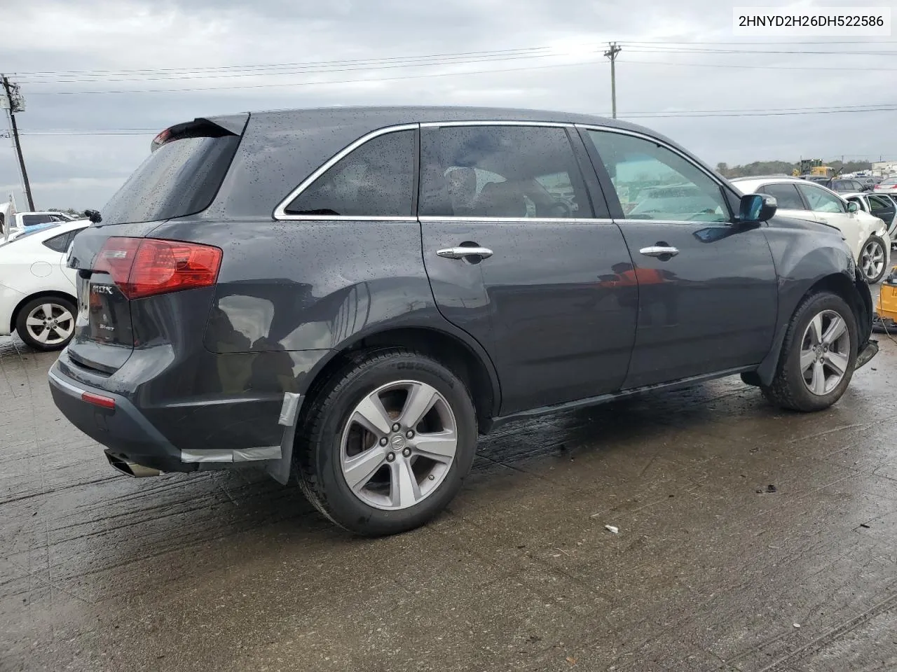 2013 Acura Mdx VIN: 2HNYD2H26DH522586 Lot: 78791974