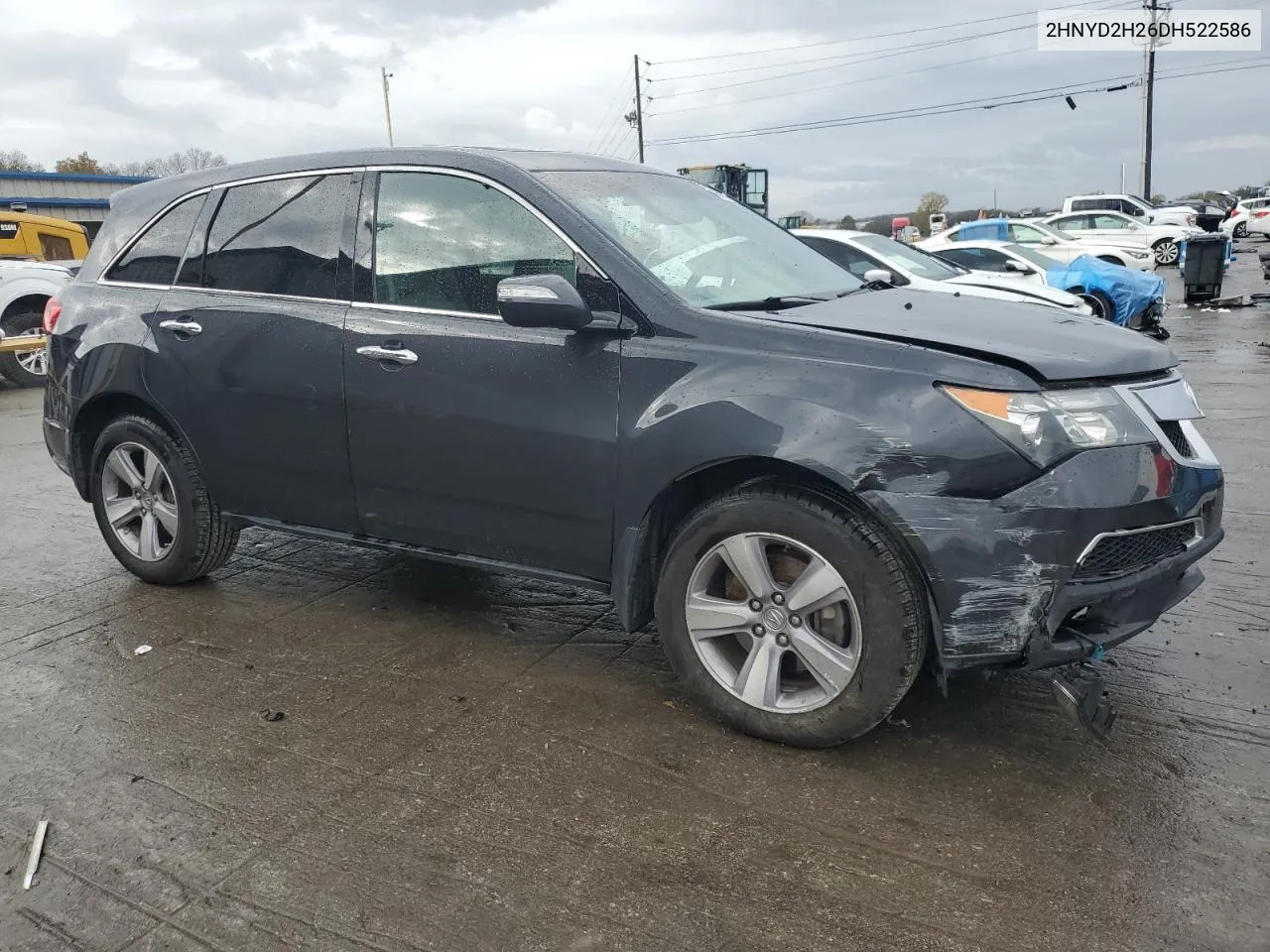 2013 Acura Mdx VIN: 2HNYD2H26DH522586 Lot: 78791974