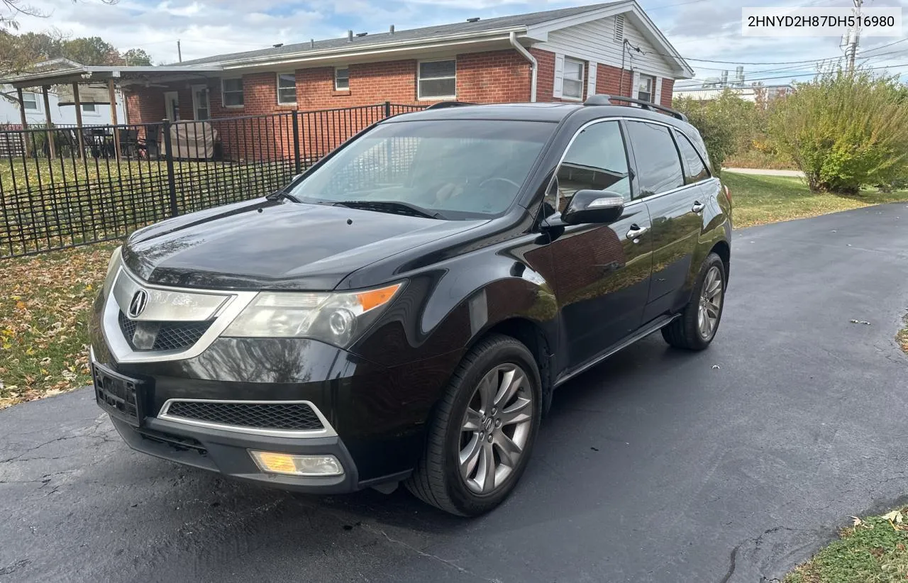 2013 Acura Mdx Advance VIN: 2HNYD2H87DH516980 Lot: 79098324