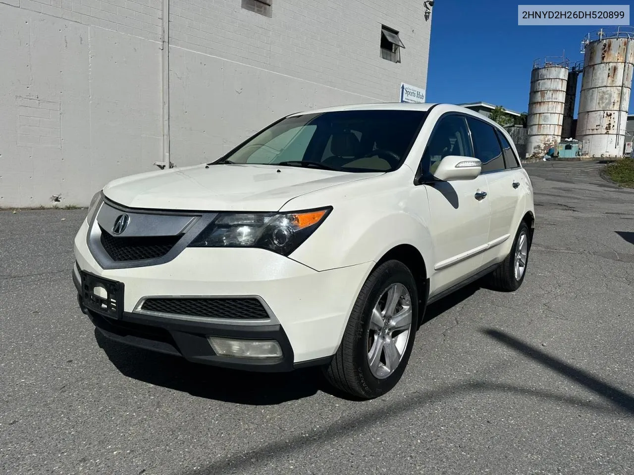 2013 Acura Mdx VIN: 2HNYD2H26DH520899 Lot: 79644134