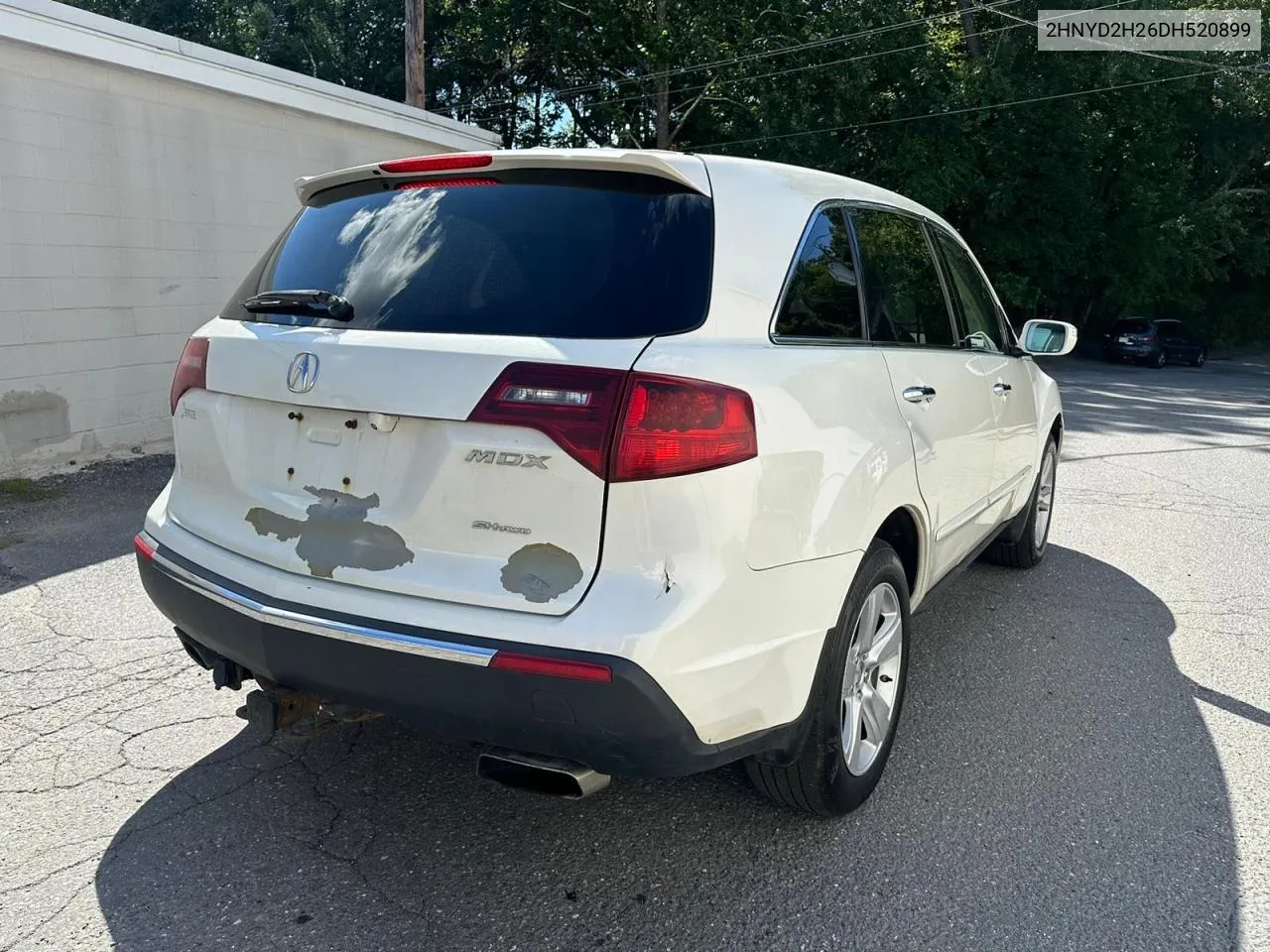 2013 Acura Mdx VIN: 2HNYD2H26DH520899 Lot: 79644134