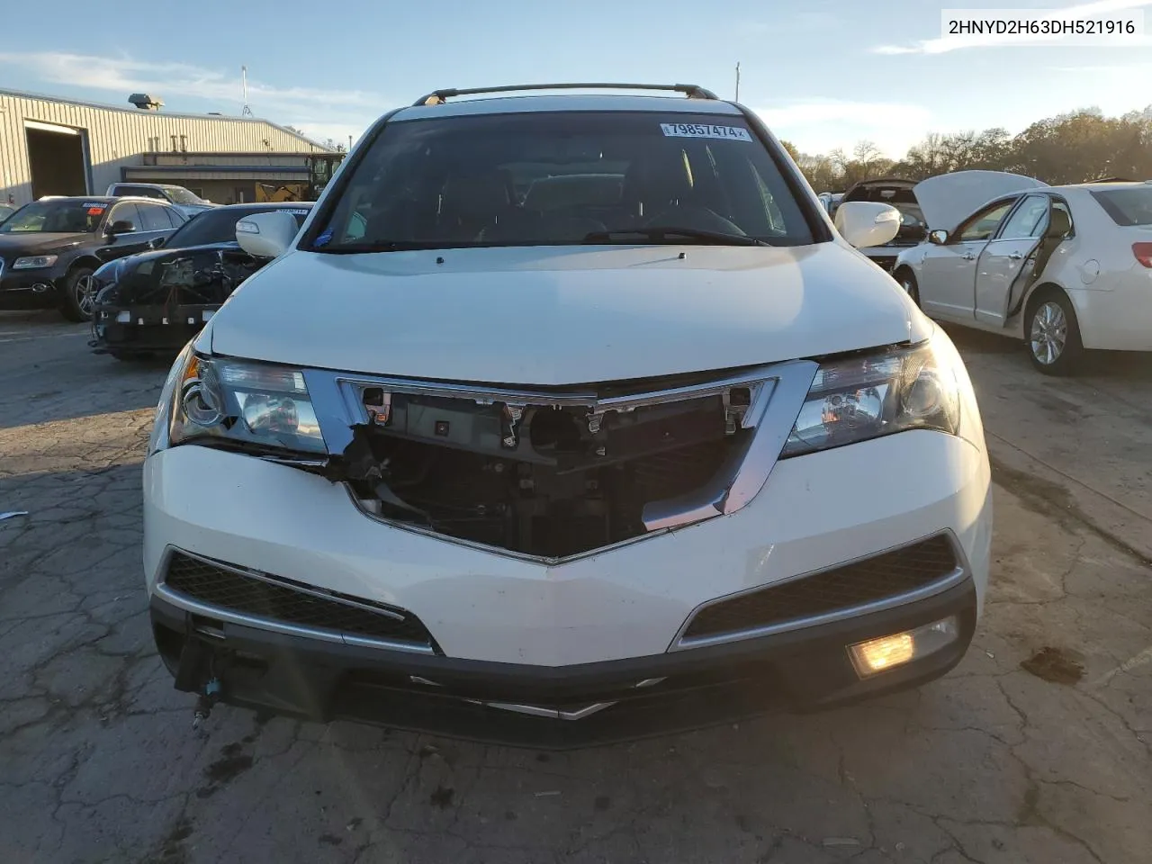 2013 Acura Mdx Advance VIN: 2HNYD2H63DH521916 Lot: 79857474