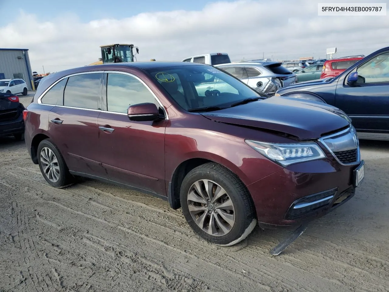 5FRYD4H43EB009787 2014 Acura Mdx Technology