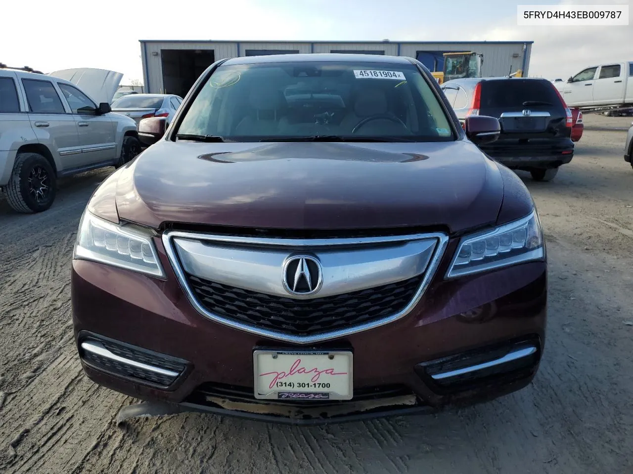 5FRYD4H43EB009787 2014 Acura Mdx Technology