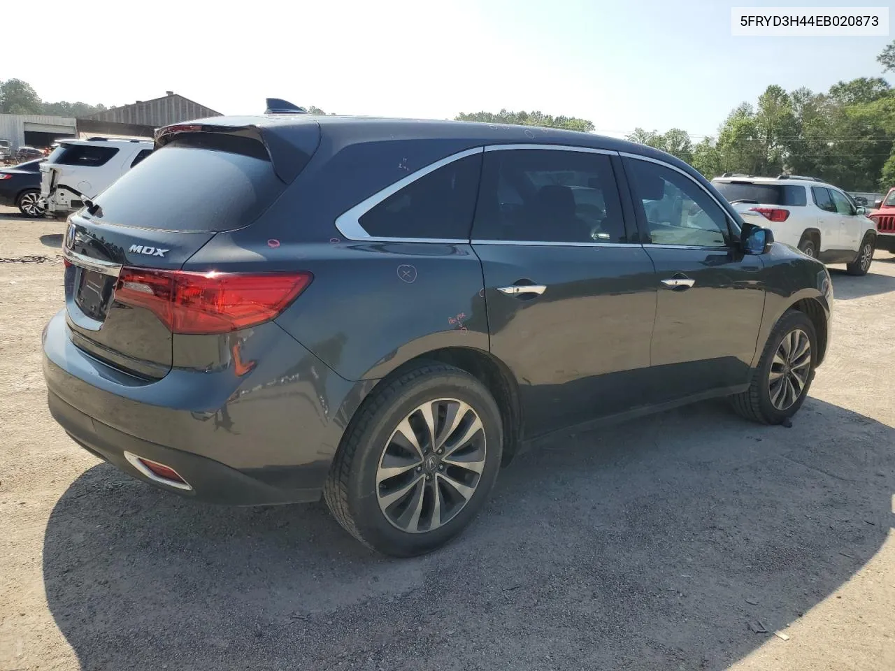 5FRYD3H44EB020873 2014 Acura Mdx Technology