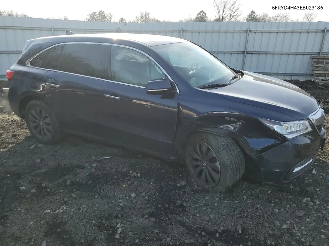 2014 Acura Mdx Technology VIN: 5FRYD4H43EB023186 Lot: 55169994