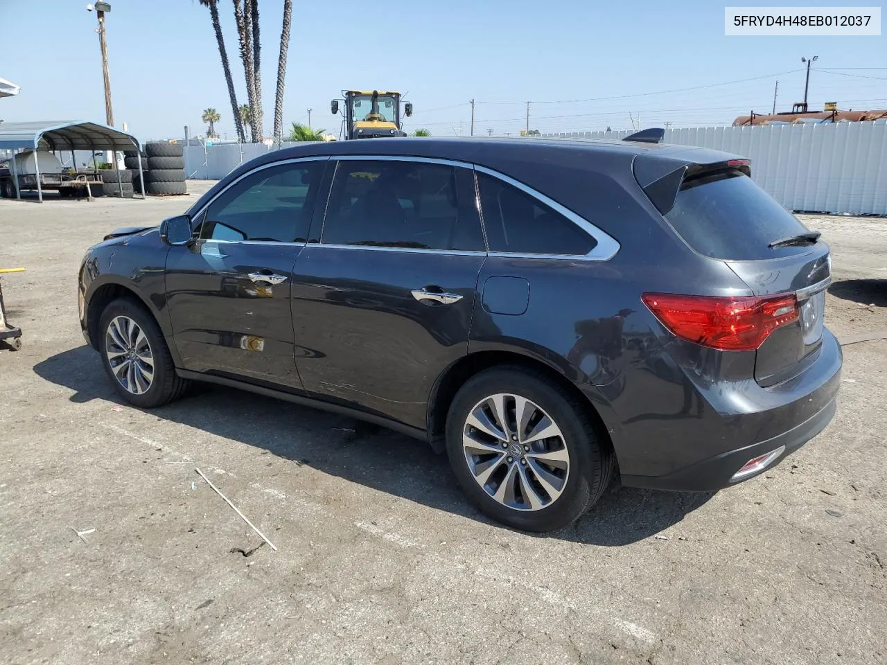 2014 Acura Mdx Technology VIN: 5FRYD4H48EB012037 Lot: 59132964