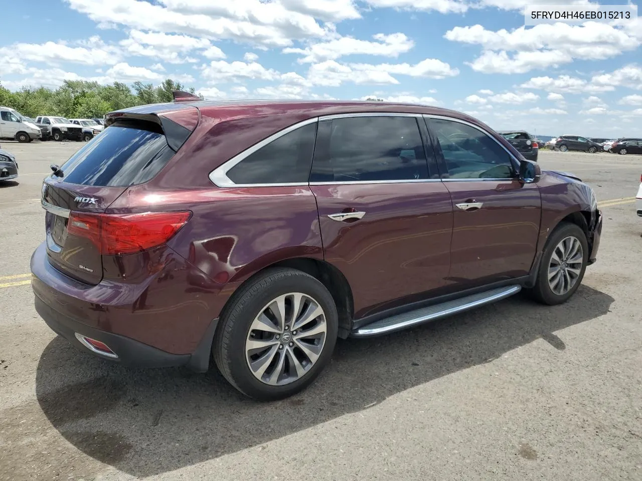 5FRYD4H46EB015213 2014 Acura Mdx Technology