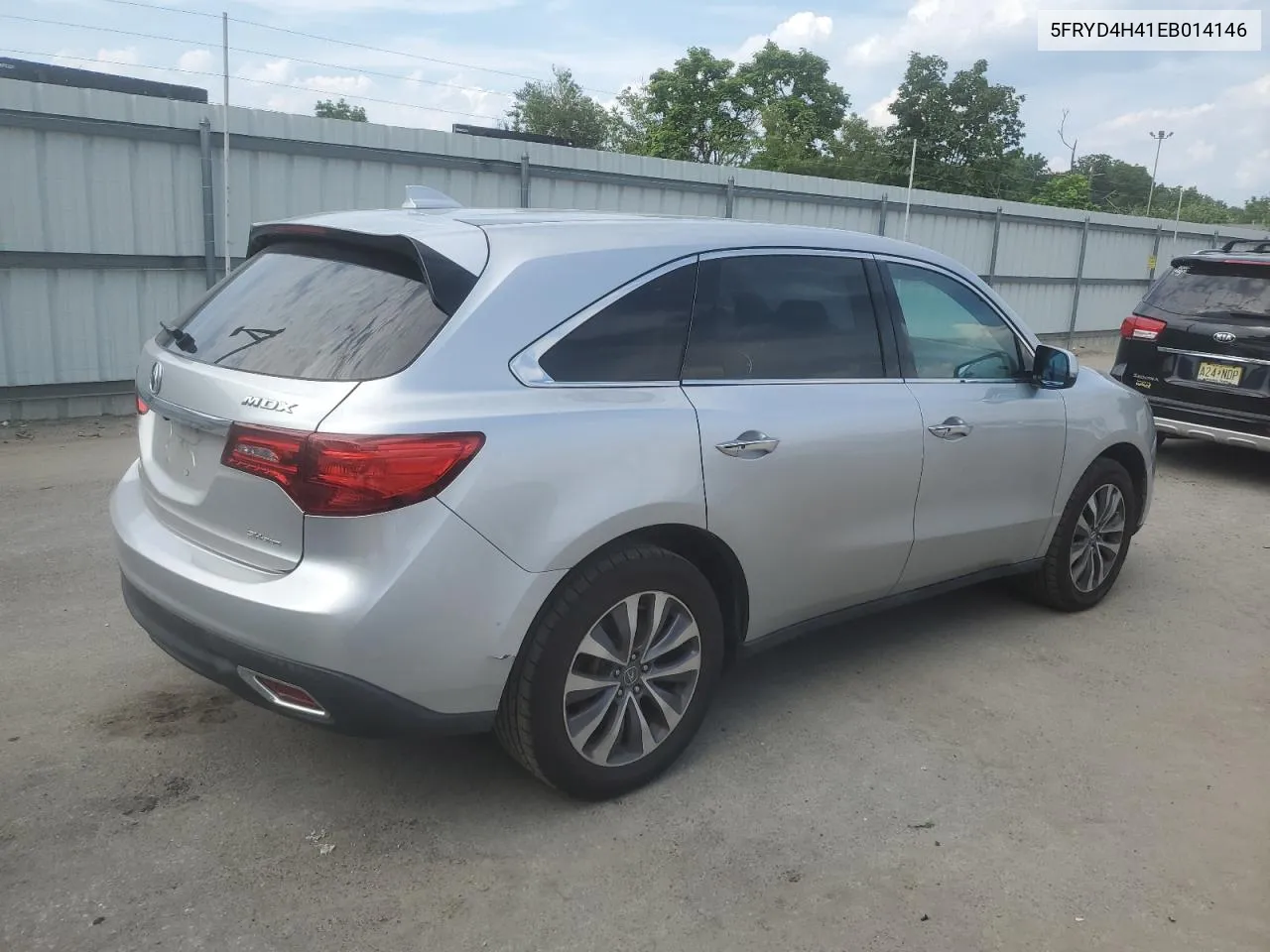 2014 Acura Mdx Technology VIN: 5FRYD4H41EB014146 Lot: 60478204