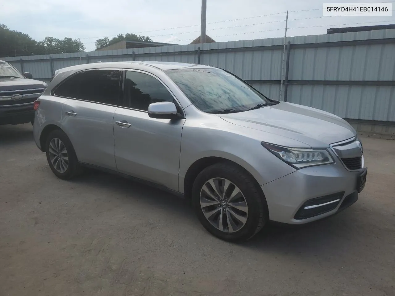 2014 Acura Mdx Technology VIN: 5FRYD4H41EB014146 Lot: 60478204