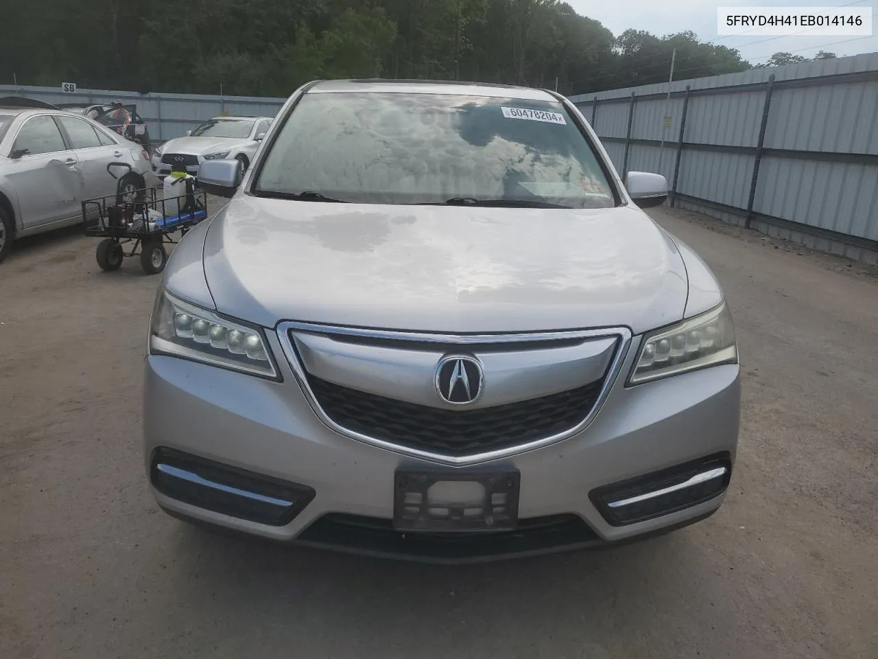 2014 Acura Mdx Technology VIN: 5FRYD4H41EB014146 Lot: 60478204