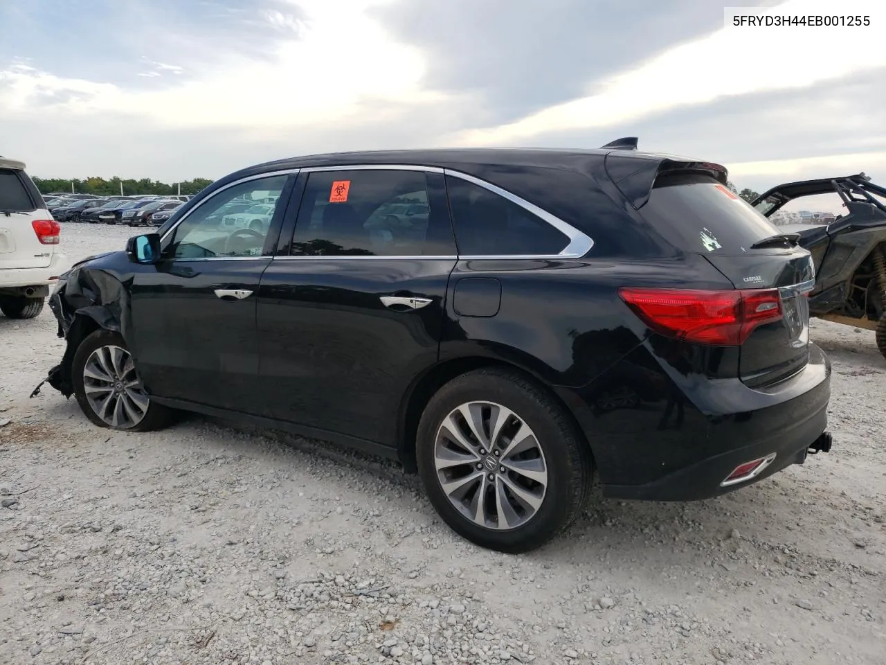 2014 Acura Mdx Technology VIN: 5FRYD3H44EB001255 Lot: 60964084