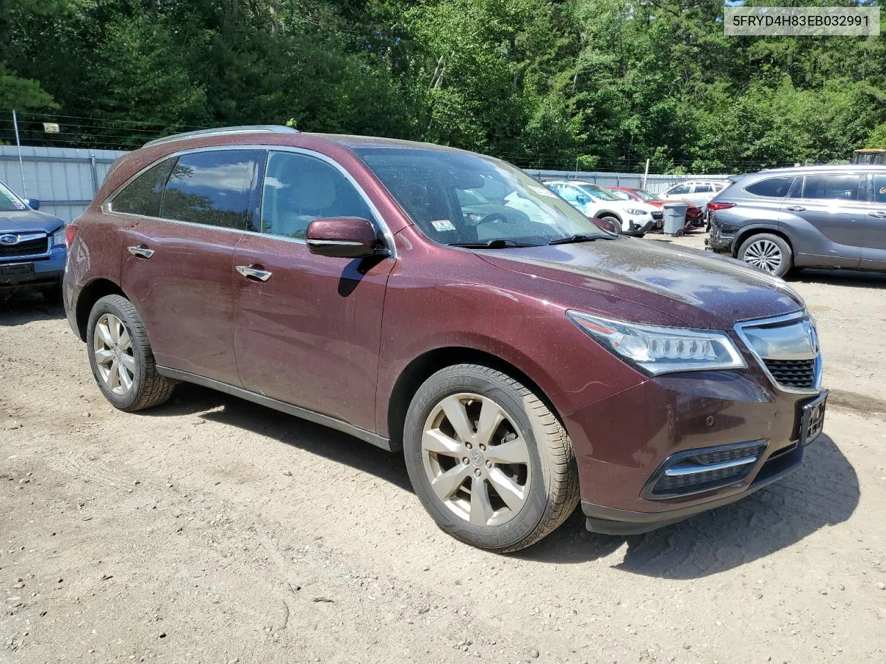 5FRYD4H83EB032991 2014 Acura Mdx Advance