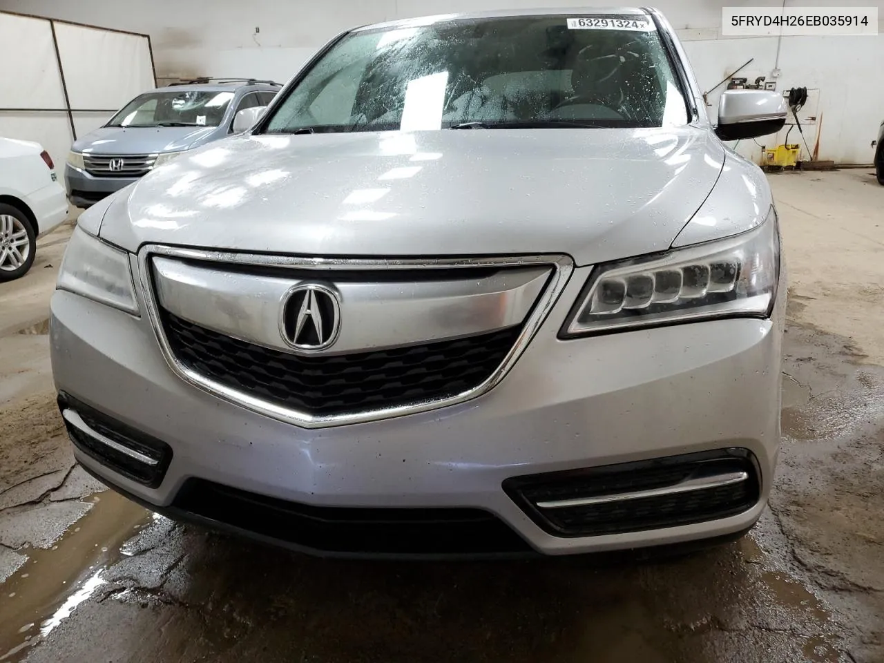 2014 Acura Mdx VIN: 5FRYD4H26EB035914 Lot: 63291324