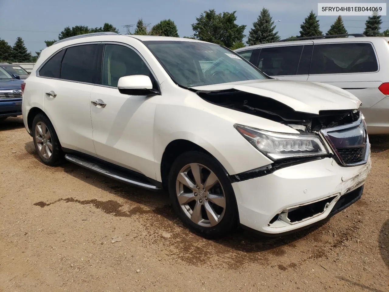 2014 Acura Mdx Advance VIN: 5FRYD4H81EB044069 Lot: 63930424