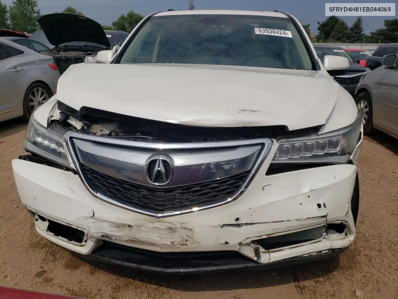 5FRYD4H81EB044069 2014 Acura Mdx Advance