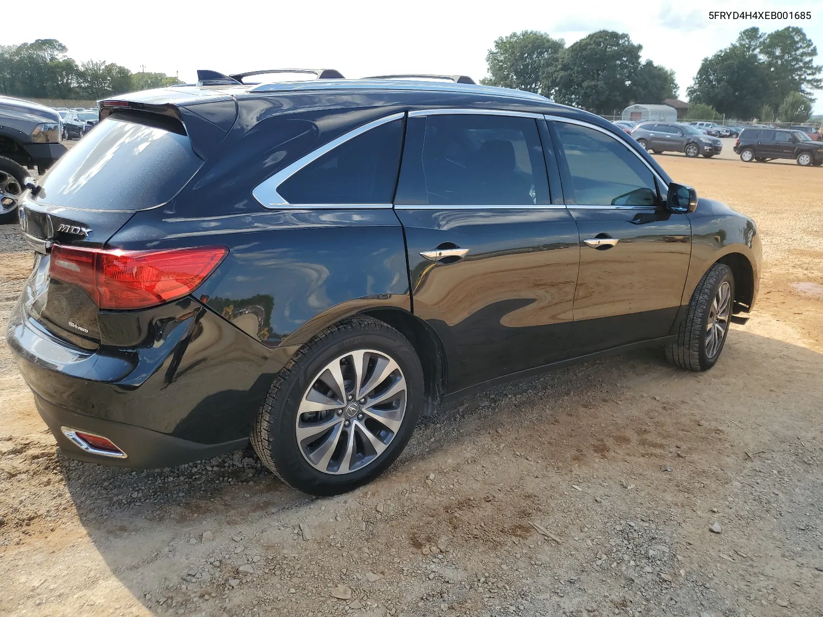 2014 Acura Mdx Technology VIN: 5FRYD4H4XEB001685 Lot: 65490064