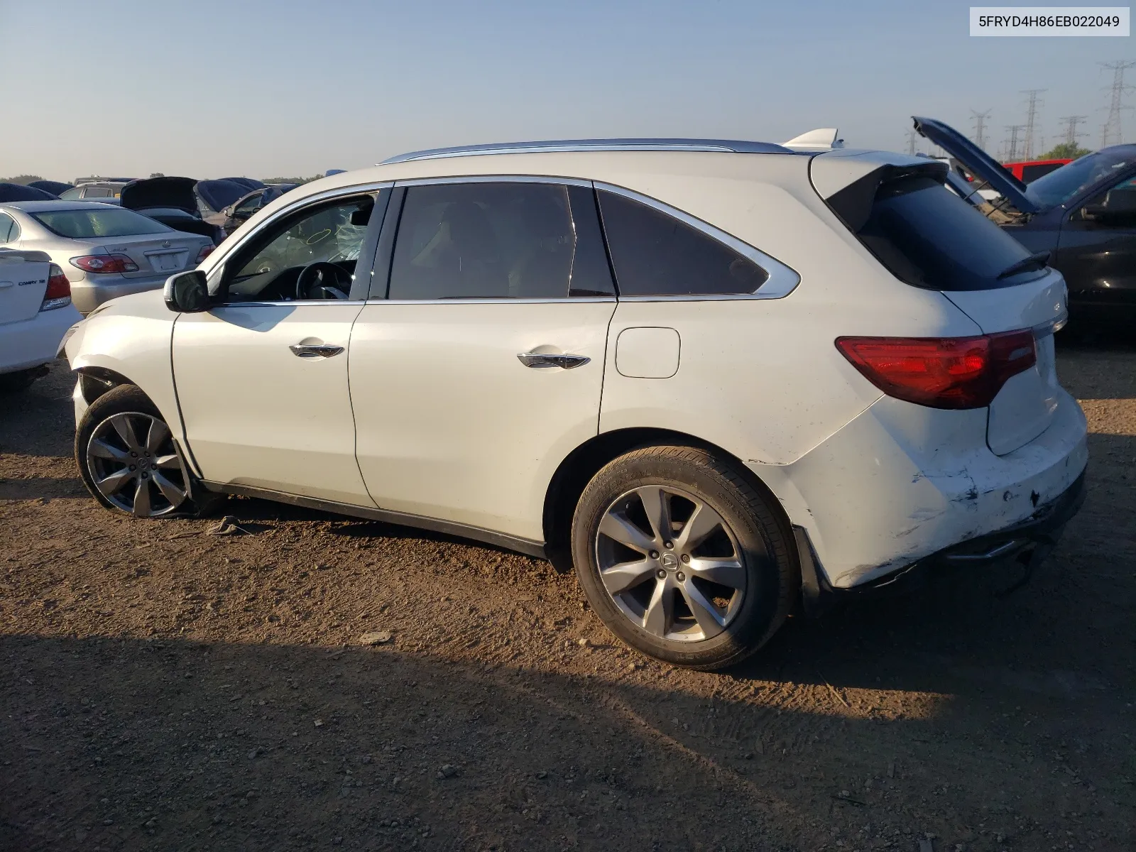 2014 Acura Mdx Advance VIN: 5FRYD4H86EB022049 Lot: 67210584