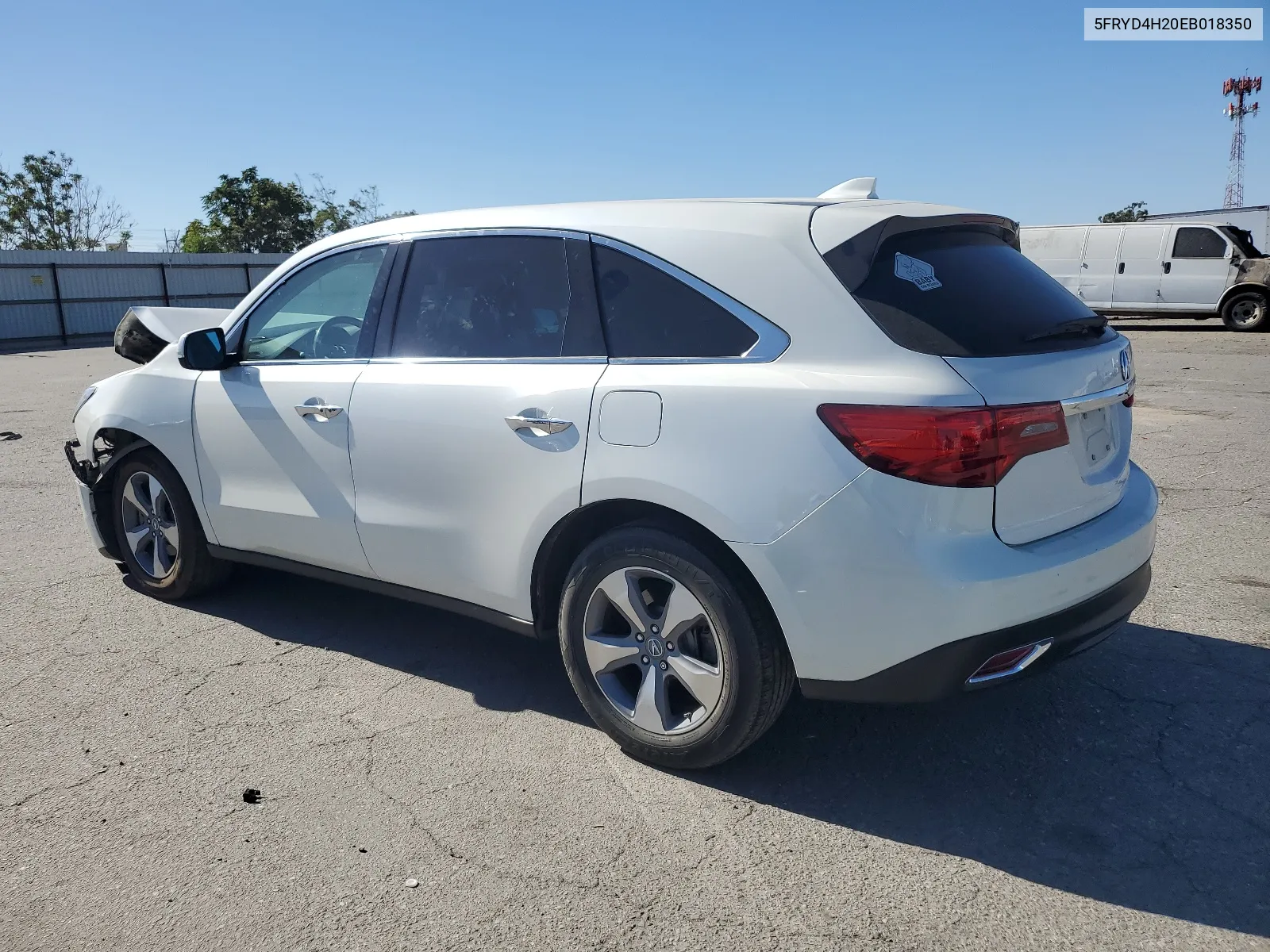 2014 Acura Mdx VIN: 5FRYD4H20EB018350 Lot: 67405224