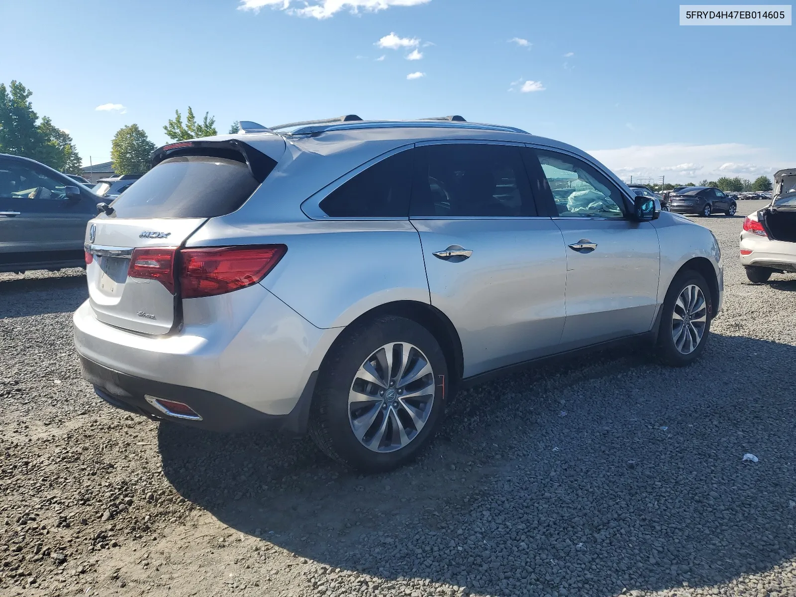 2014 Acura Mdx Technology VIN: 5FRYD4H47EB014605 Lot: 67909314