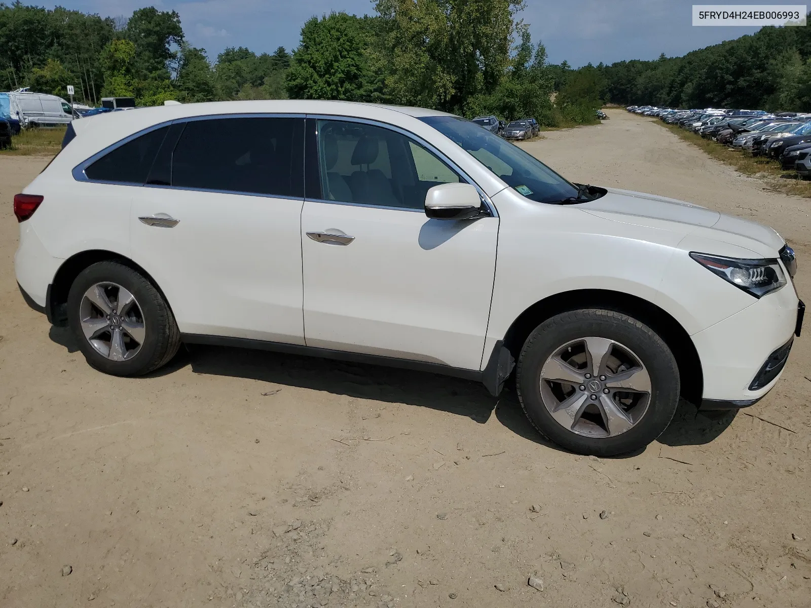 2014 Acura Mdx VIN: 5FRYD4H24EB006993 Lot: 67943134