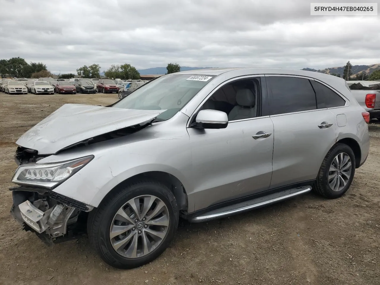 5FRYD4H47EB040265 2014 Acura Mdx Technology