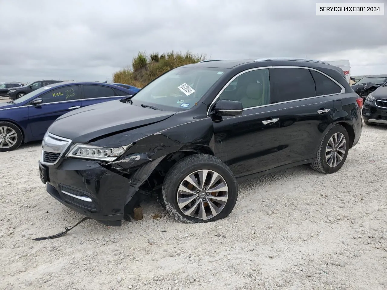 2014 Acura Mdx Technology VIN: 5FRYD3H4XEB012034 Lot: 68230624