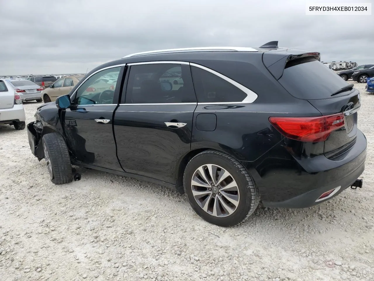 2014 Acura Mdx Technology VIN: 5FRYD3H4XEB012034 Lot: 68230624