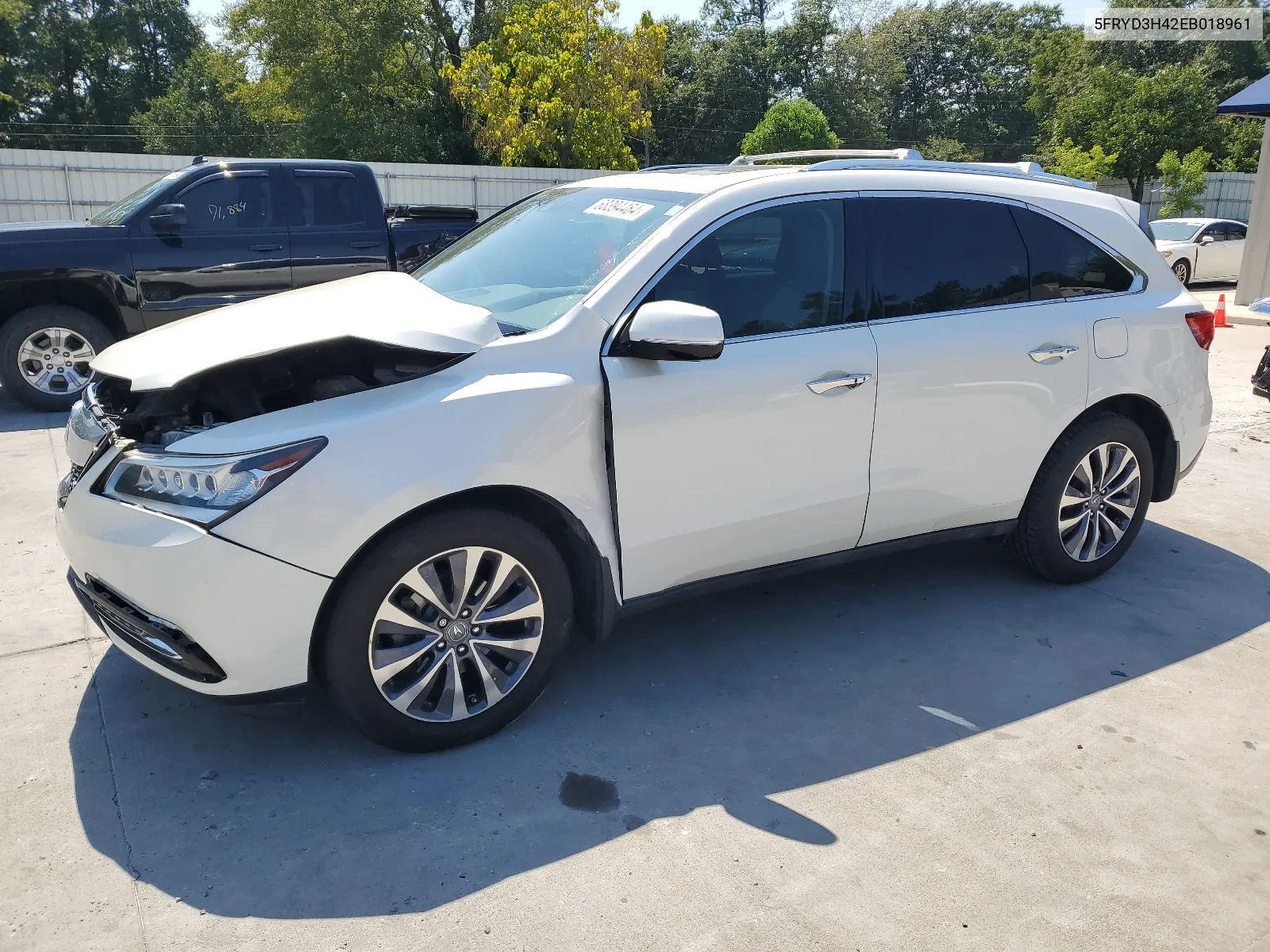 2014 Acura Mdx Technology VIN: 5FRYD3H42EB018961 Lot: 68394464