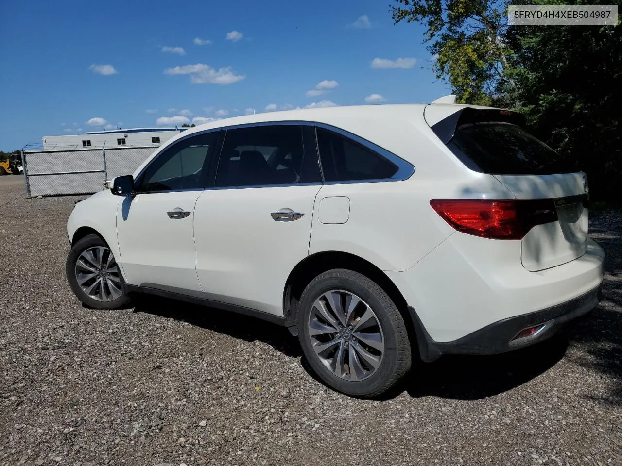 5FRYD4H4XEB504987 2014 Acura Mdx Technology