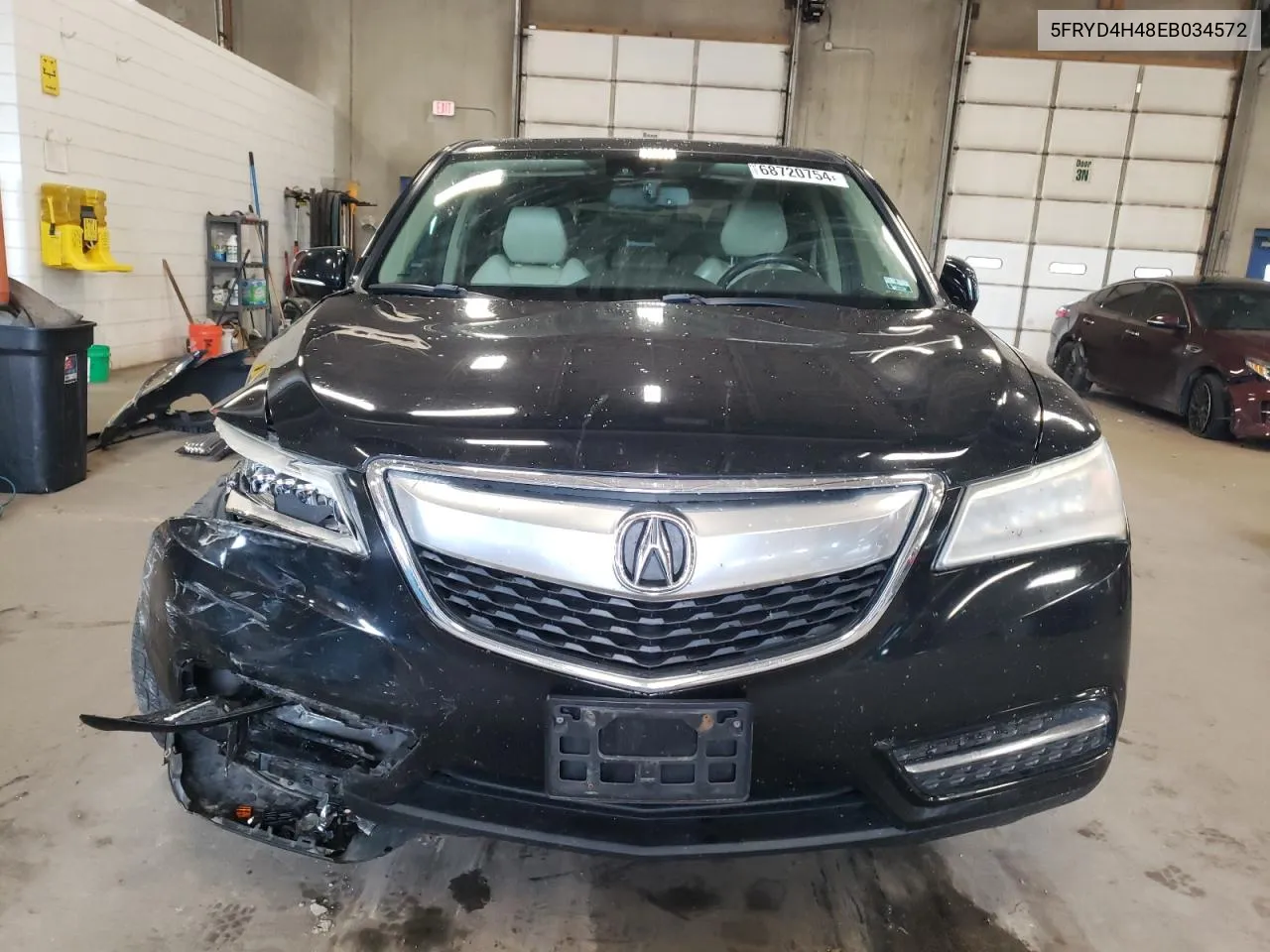 2014 Acura Mdx Technology VIN: 5FRYD4H48EB034572 Lot: 68720754