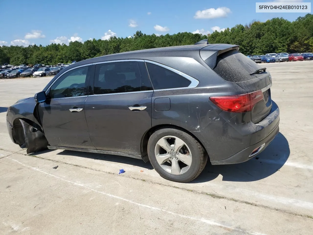 2014 Acura Mdx VIN: 5FRYD4H24EB010123 Lot: 68811074