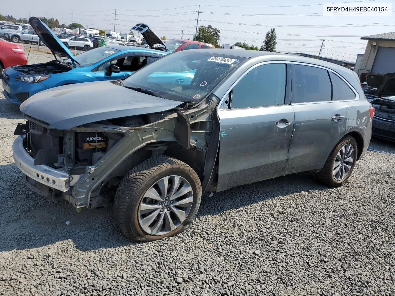 5FRYD4H49EB040154 2014 Acura Mdx Technology