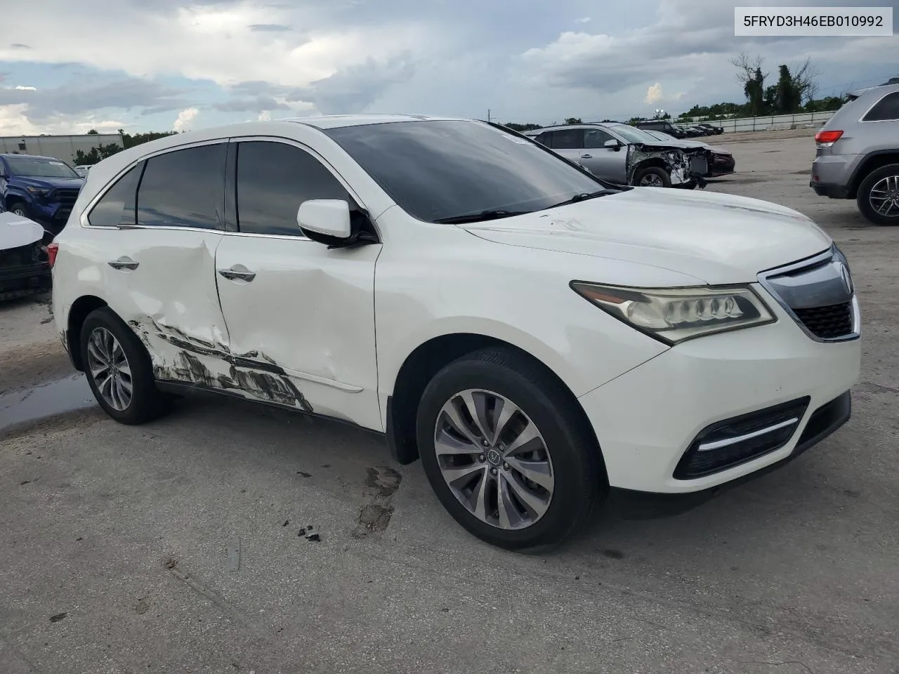 5FRYD3H46EB010992 2014 Acura Mdx Technology