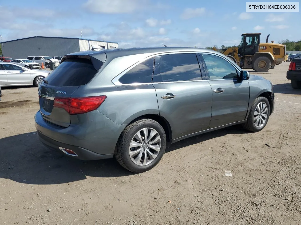 5FRYD3H64EB006036 2014 Acura Mdx Technology