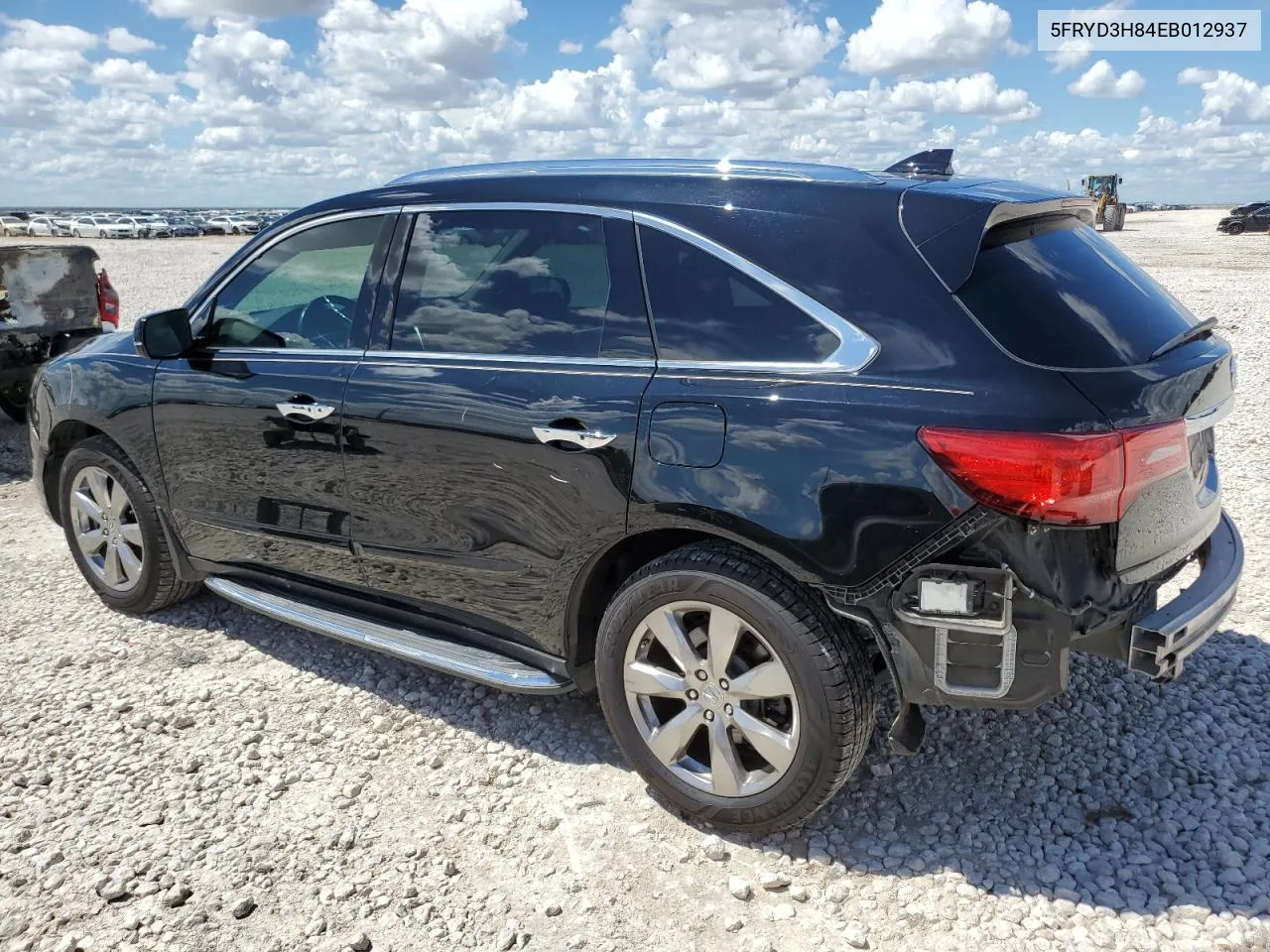 5FRYD3H84EB012937 2014 Acura Mdx Advance