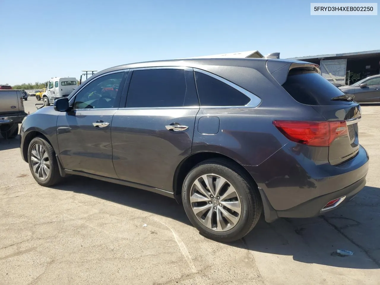 2014 Acura Mdx Technology VIN: 5FRYD3H4XEB002250 Lot: 70030754