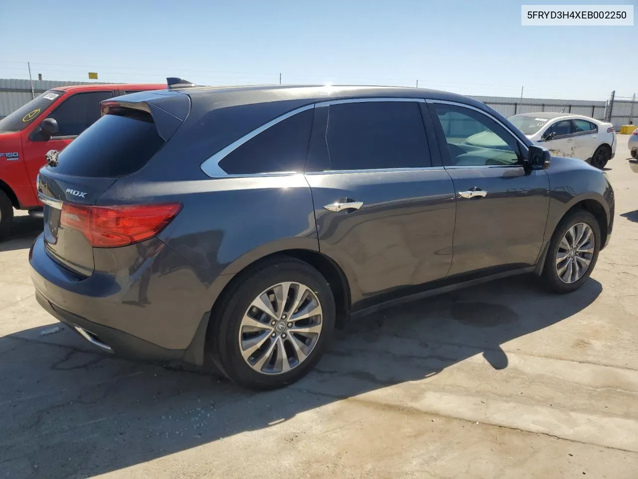 2014 Acura Mdx Technology VIN: 5FRYD3H4XEB002250 Lot: 70030754